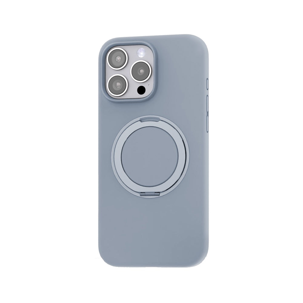Max & Max iPhone 16 Pro 360 Rotating liquid Silicone Case with Magsafe - Light Grey Max & Max iPhone 16 Pro 360 Rotating liquid Silicone Case with Magsafe - Light Grey